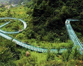 玻璃滑道